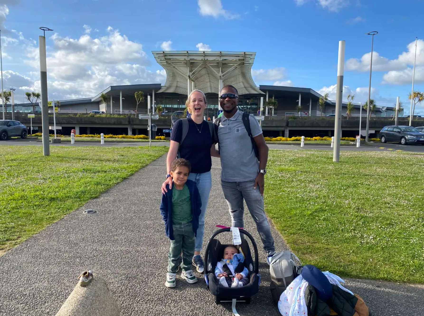 Famille de nouveaux arrivants